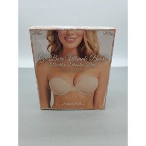 Fashion Forms Go Bare Ultimate Boost Bra cup size DD Nude